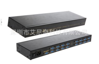 供应艾尼奇ANQ-1161 高性能10口HDMI分配器，4K2K高清画质体验