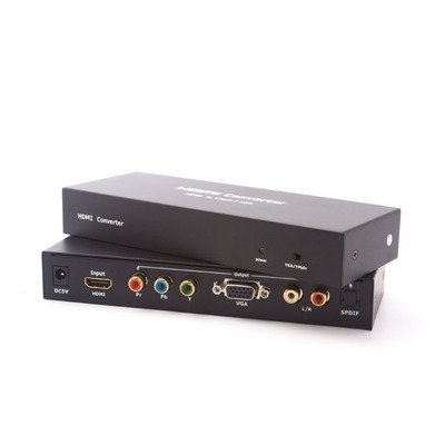 厂家直供HDMI转VGA+YPBPR信号转换器 高效混批解决方案解析